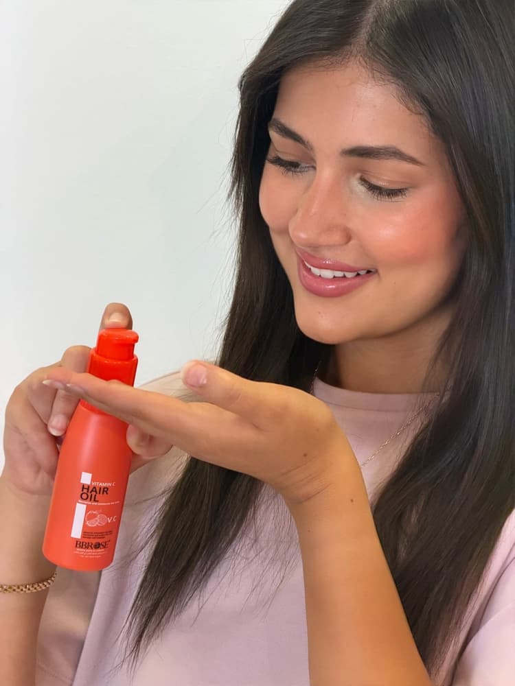 Leen AlSaidie with Vitamin C Hair Oil